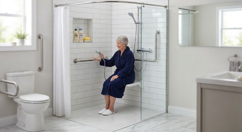 Disability Shower Installation in Framingham, MA